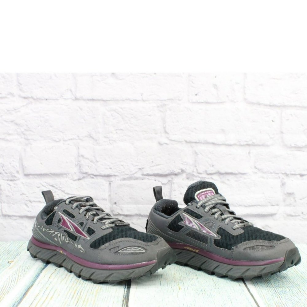 Altra Lone Peak 3.0 Gray Mesh Lace Up Low Top Trail Sneakers Shoes Size 7.5 - Picture 3 of 9